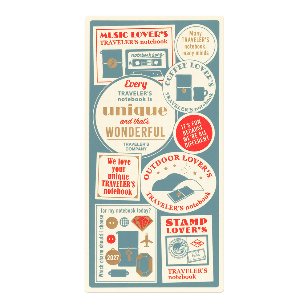 [Pre-Order] TRAVELERS Notebook 2027 Regular Plastic Sheet