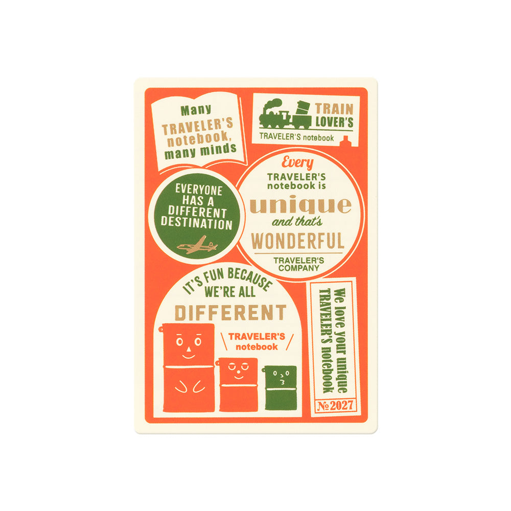 [Pre-Order] TRAVELERS Notebook 2027 Passport Plastic Sheet