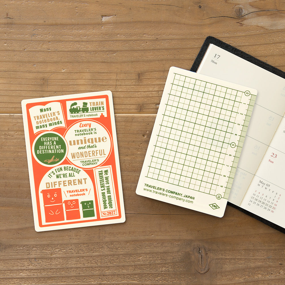 [Pre-Order] TRAVELERS Notebook 2027 Passport Plastic Sheet
