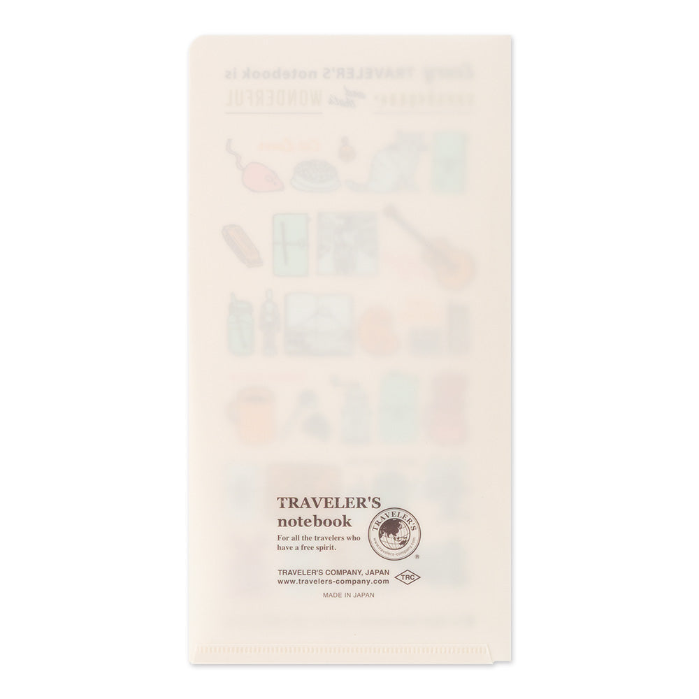 [Pre-Order] TRAVELERS Notebook 2027 Regular Clear Folder