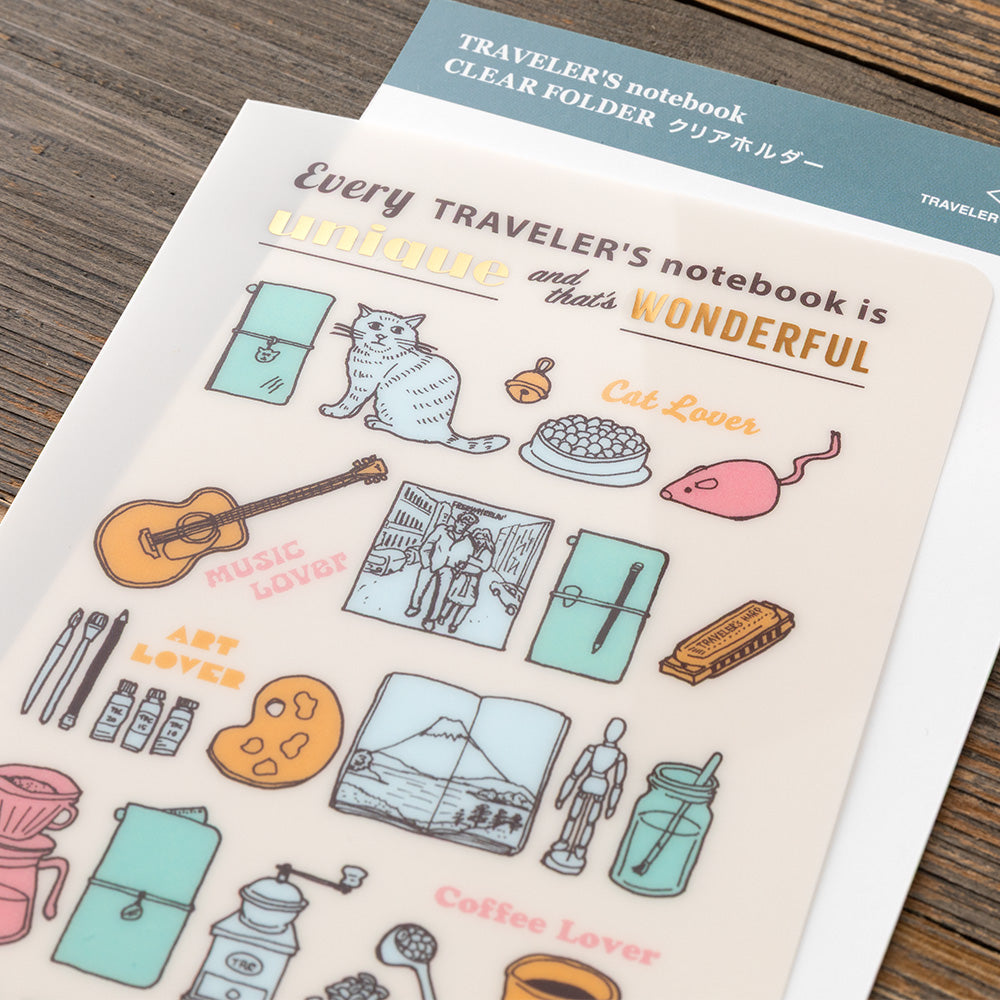 [Pre-Order] TRAVELERS Notebook 2027 Regular Clear Folder