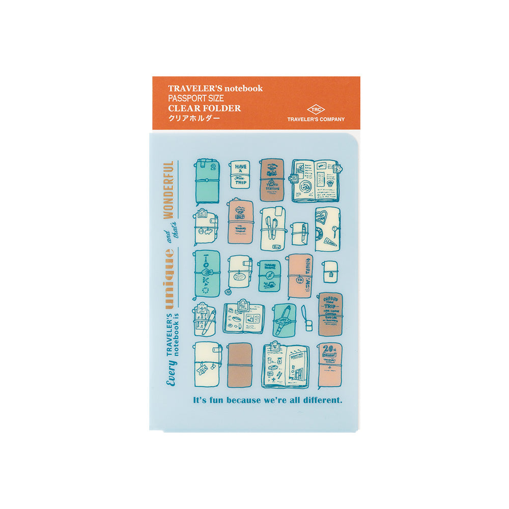 [Pre-Order] TRAVELERS Notebook 2027 Passport Clear Folder
