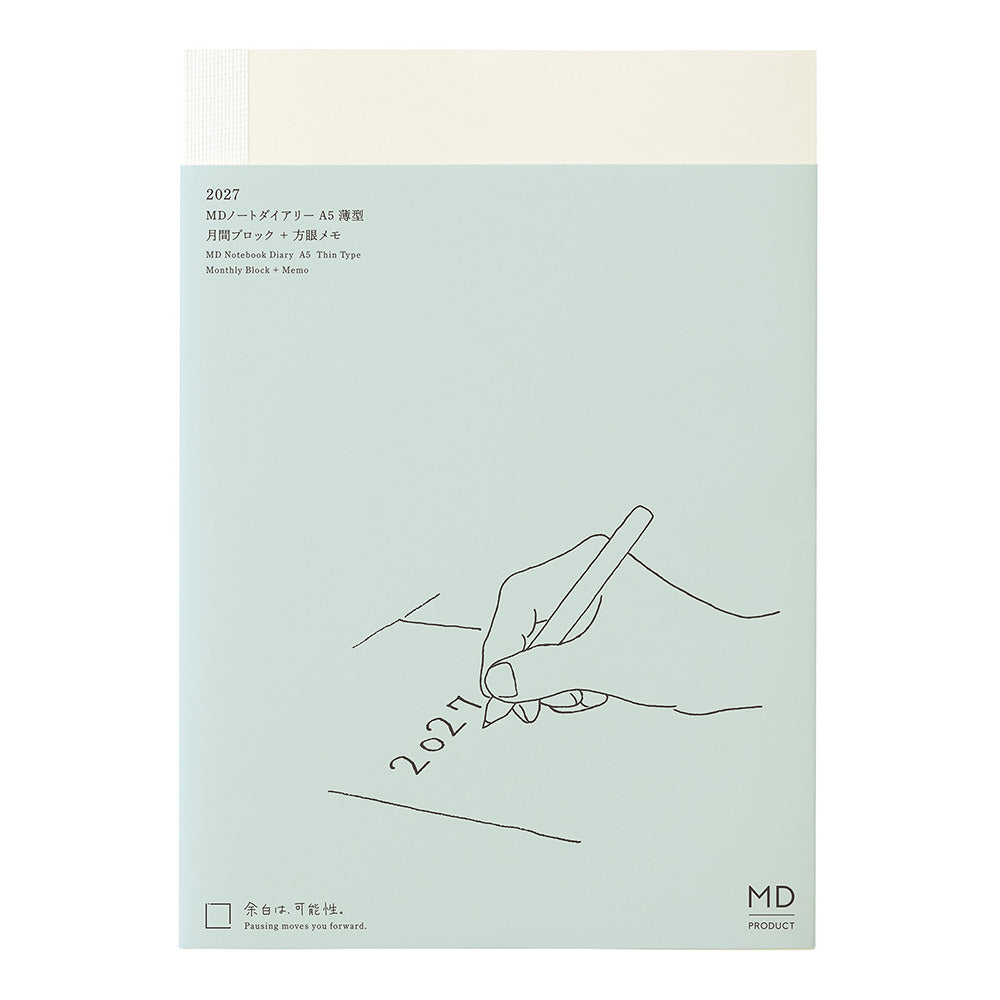 [Pre-Order] MIDORI MD 2027 Notebook Diary A5 Thin