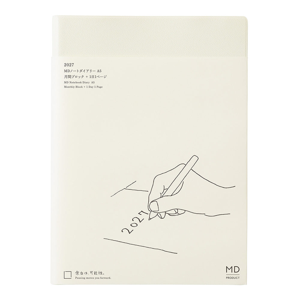 [Pre-Order] MIDORI MD 2027 Notebook Diary A5 1 Day 1 Page