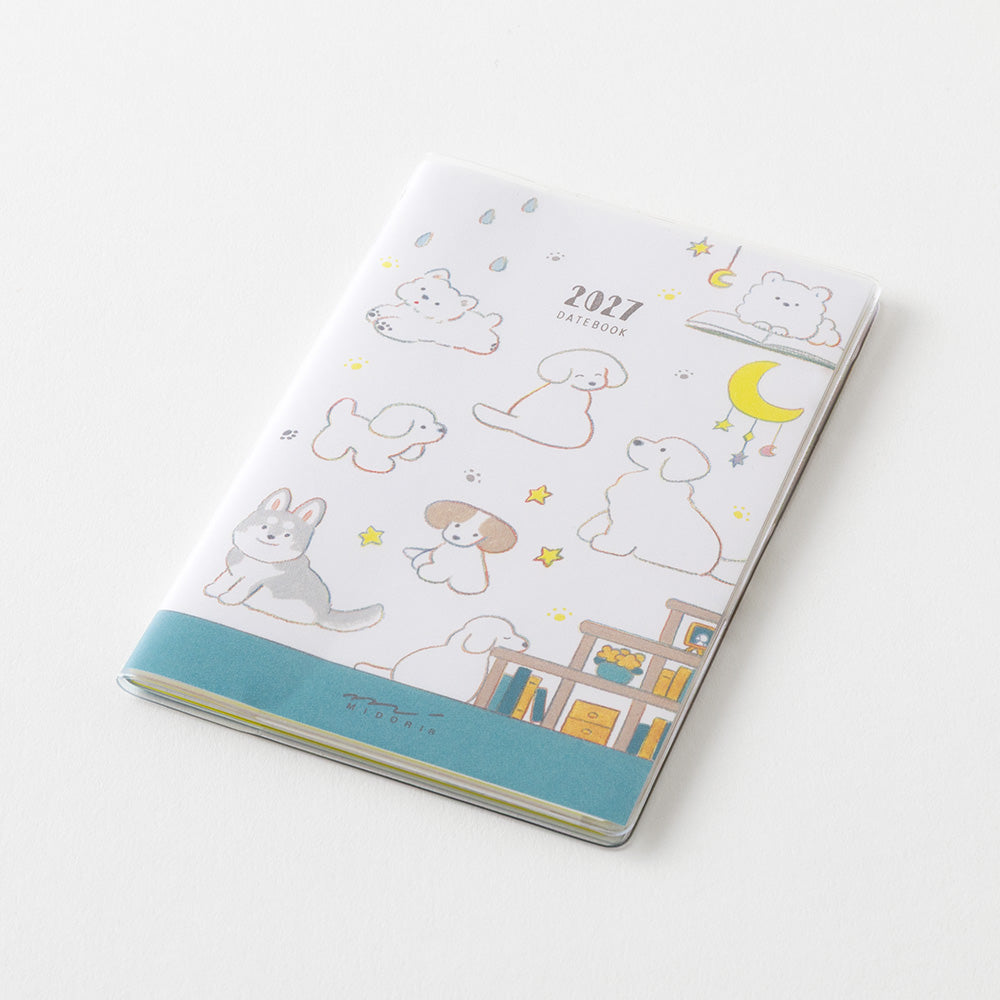 [Pre-Order] MIDORI 2027 Pocket Diary Mini Dog