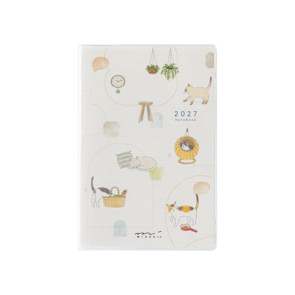 [Pre-Order] MIDORI 2027 Pocket Diary Mini Cat