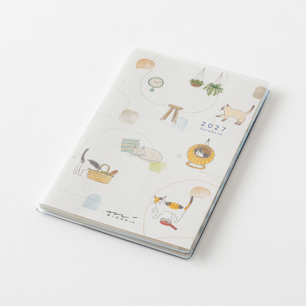 [Pre-Order] MIDORI 2027 Pocket Diary Mini Cat