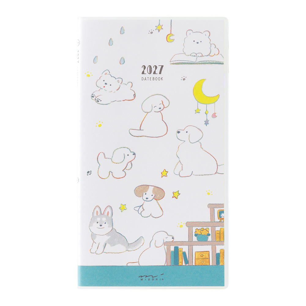 [Pre-Order] MIDORI 2027 Pocket Diary Slim Dog