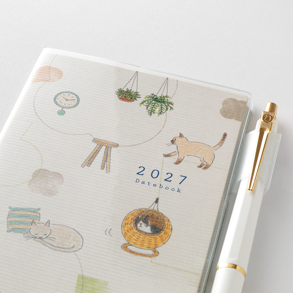 [Pre-Order] MIDORI 2027 Pocket Diary Slim Cat