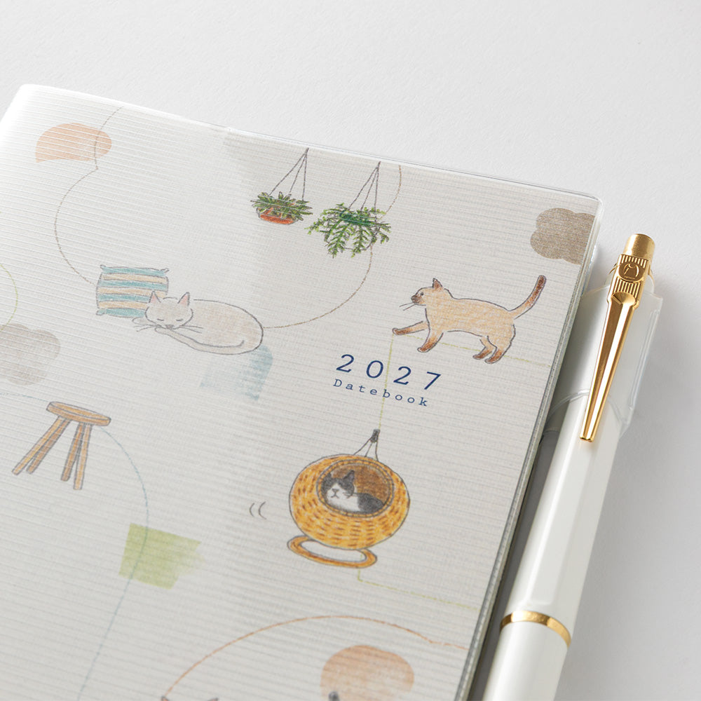 [Pre-Order] MIDORI 2027 Pocket Diary A6 Cat