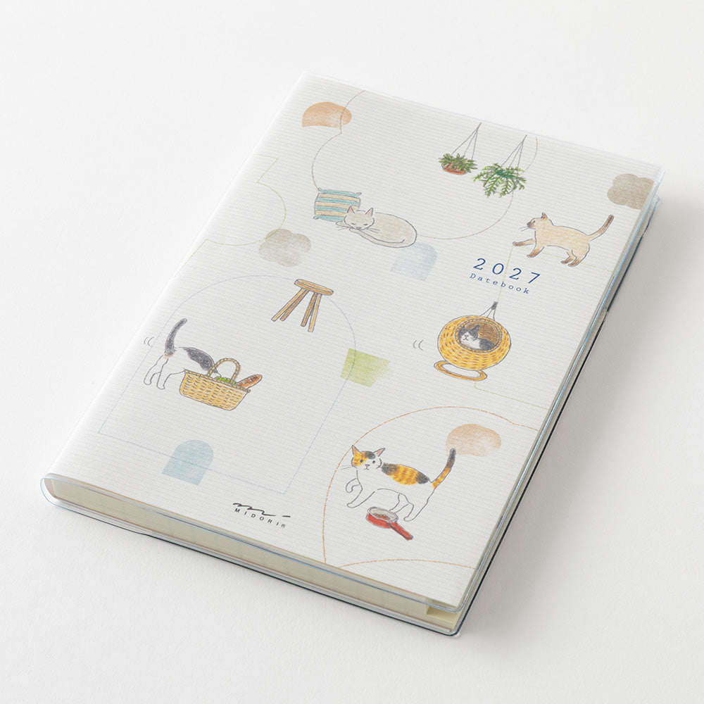 [Pre-Order] MIDORI 2027 Pocket Diary B6 Cat