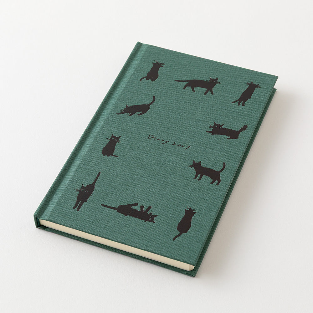 [Pre-Order] MIDORI 2027 Book Style Diary B6 Variant Cat Green