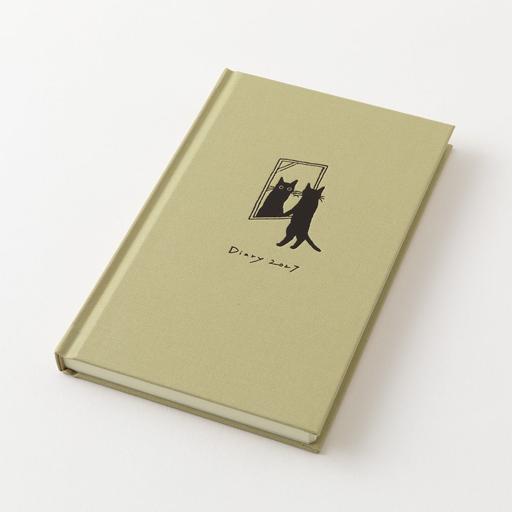 [Pre-Order] MIDORI 2027 Book Style Diary B6 Variant Cat Beige