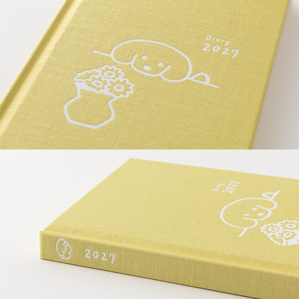 [Pre-Order] MIDORI 2027 Book Style Diary B6 Variant Dog Yellow