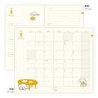 [Pre-Order] MIDORI 2027 Book Style Diary B6 Variant Dog Yellow