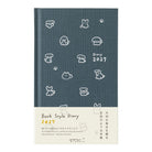 [Pre-Order] MIDORI 2027 Book Style Diary B6 Variant Dog Navy