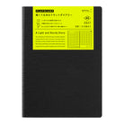 [Pre-Order] MIDORI 2027 Flat Diary A5 Black