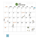 [Pre-Order] MIDORI 2027 Calendar Ring S Ojisan