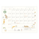 [Pre-Order] MIDORI 2027 Calendar Ring M Cat