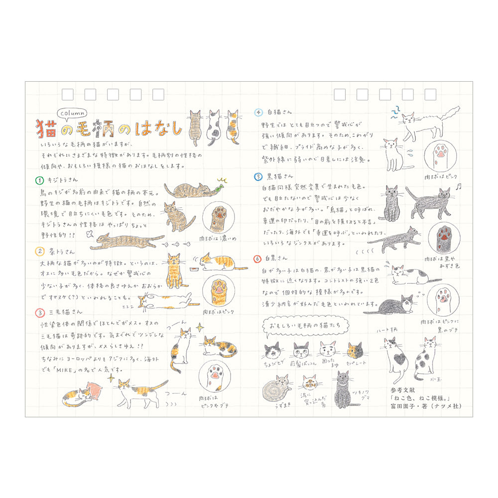 [Pre-Order] MIDORI 2027 Calendar Ring M Cat