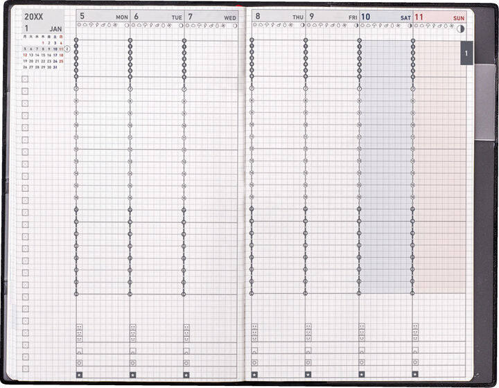 [Pre-Order] KOKUYO 2027 Jibun Techo Diary Biz Navy