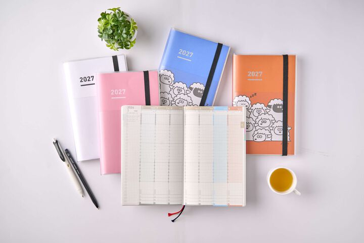 [Pre-Order] KOKUYO 2027 Jibun Techo Diary 3in1 White