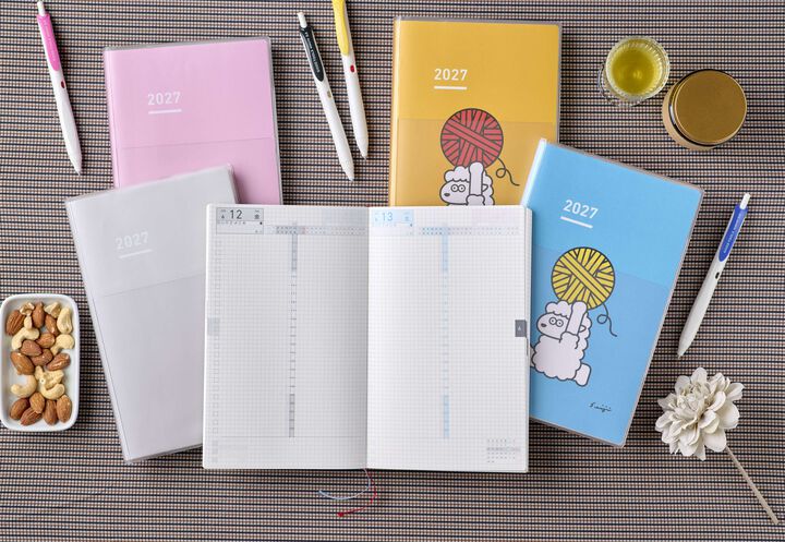 [Pre-Order] KOKUYO 2027 Jibun Techo Diary Days Grey