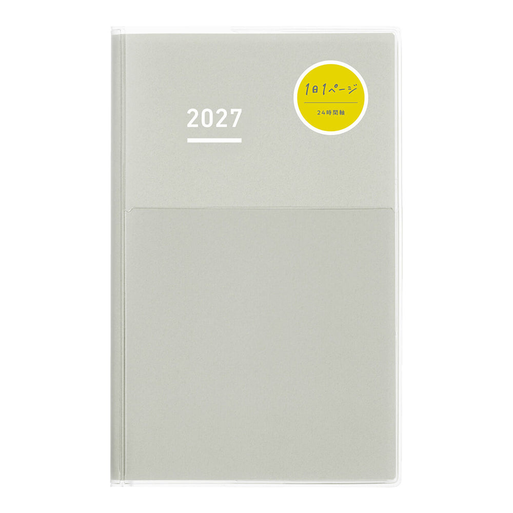 [Pre-Order] KOKUYO 2027 Jibun Techo Diary Days mini Grey