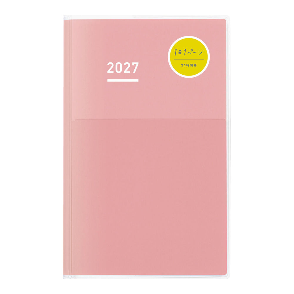 [Pre-Order] KOKUYO 2027 Jibun Techo Diary Days mini Pink