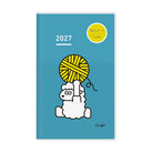 [Pre-Order] KOKUYO 2027 Jibun Techo Diary Days mini Blue Sheep