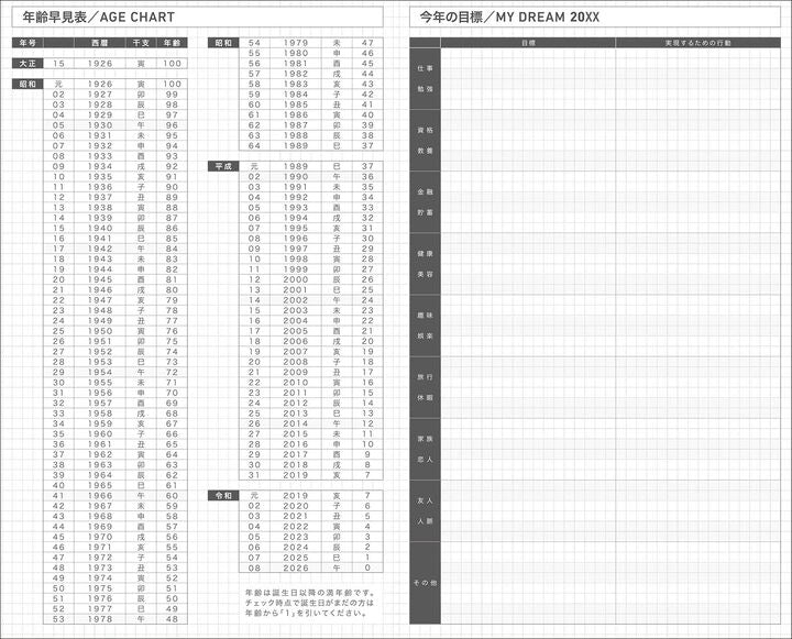 [Pre-Order] KOKUYO 2027 Jibun Techo Diary Biz mini Refill