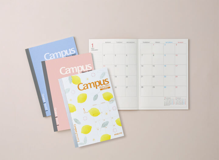 [Pre-Order] KOKUYO 2027 Campus Diary Monthly A5 Blue