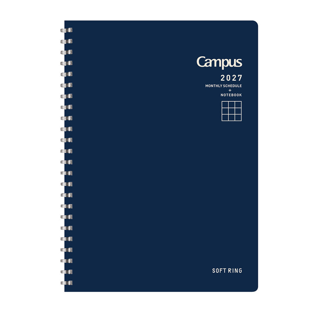 [Pre-Order] KOKUYO 2027 Softring Diary A5 Navy