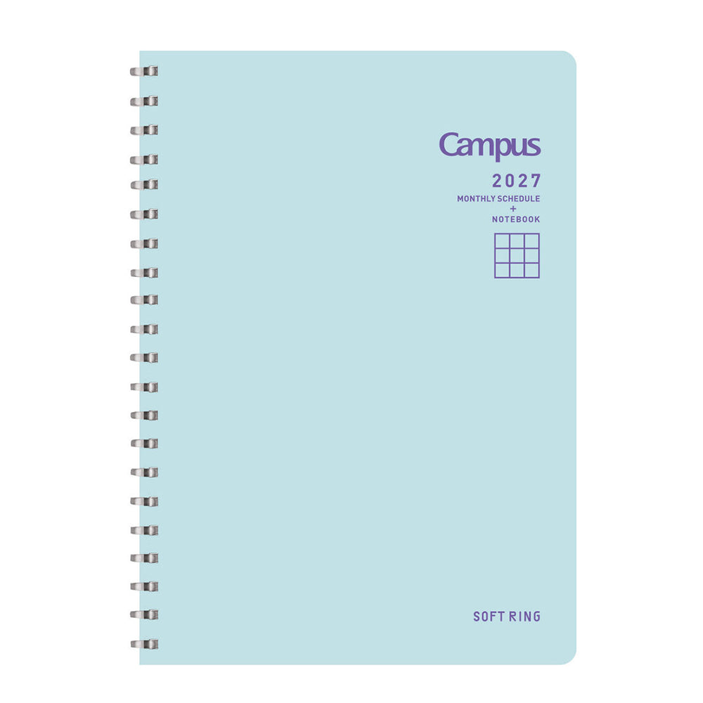 [Pre-Order] KOKUYO 2027 Softring Diary B6 Light Blue