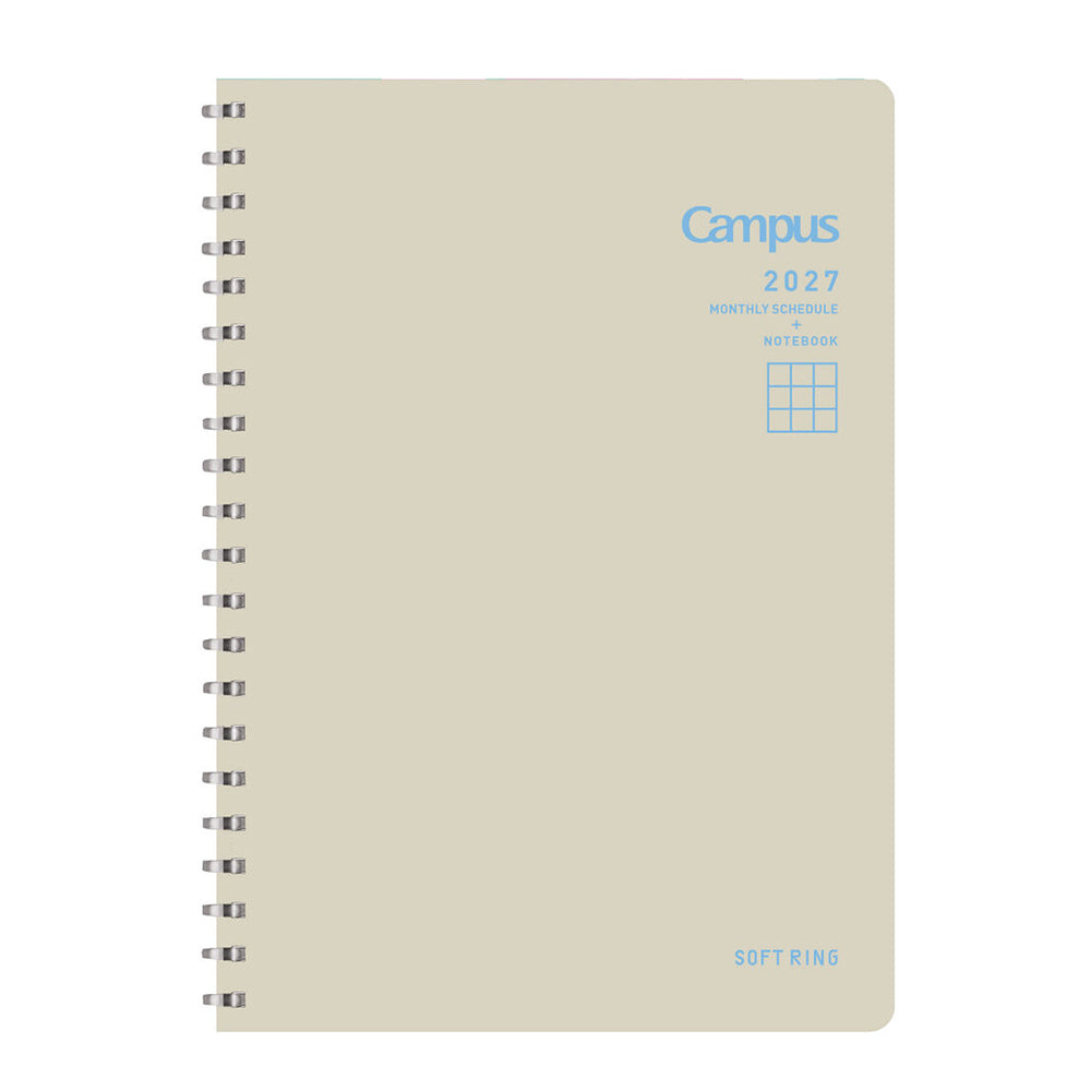 [Pre-Order] KOKUYO 2027 Softring Diary B6 Beige