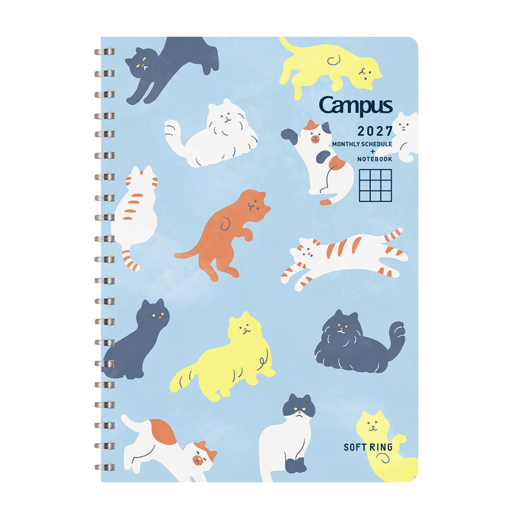 [Pre-Order] KOKUYO 2027 Softring Diary B6 Cat