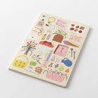 MIDORI Yuru Log Notebook B6 My Life A