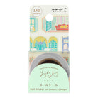 MIDORI Yuru Log Roll Sticker Window Views