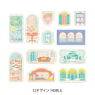 MIDORI Yuru Log Roll Sticker Window Views
