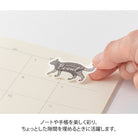 MIDORI Yuru Log Roll Sticker Calligraphy