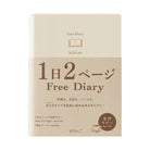 MIDORI Notebook Hibino Free Diary A6 Ivory