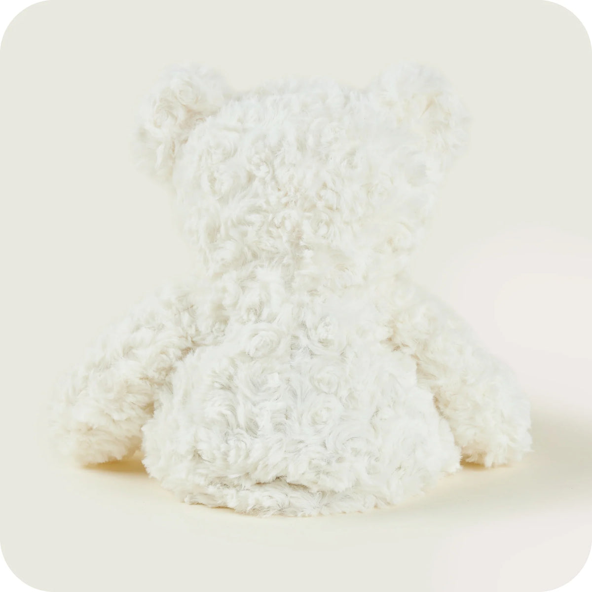 WARMIES Plush Regular Cream Curly Bear