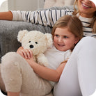 WARMIES Plush Regular Cream Curly Bear
