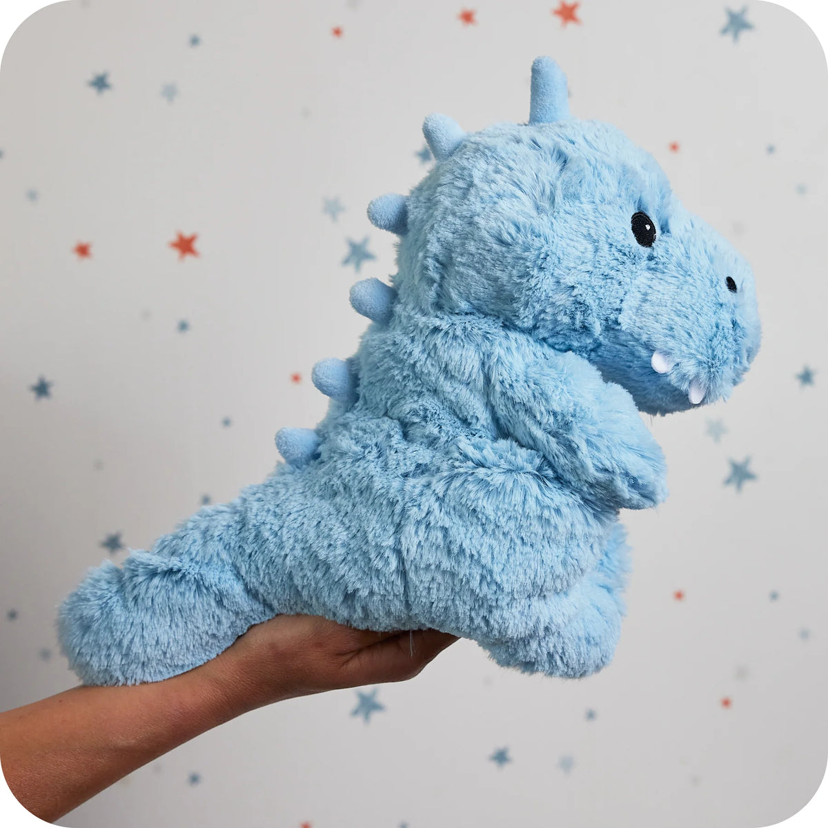 WARMIES Plush Regular Blue Baby Dinosaur