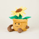 WARMIES Plush Regular Yellow Flower Pot