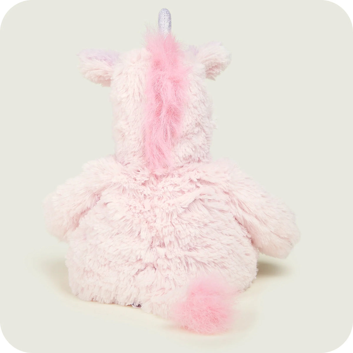 WARMIES Plush Regular Iridescent Unicorn Pink