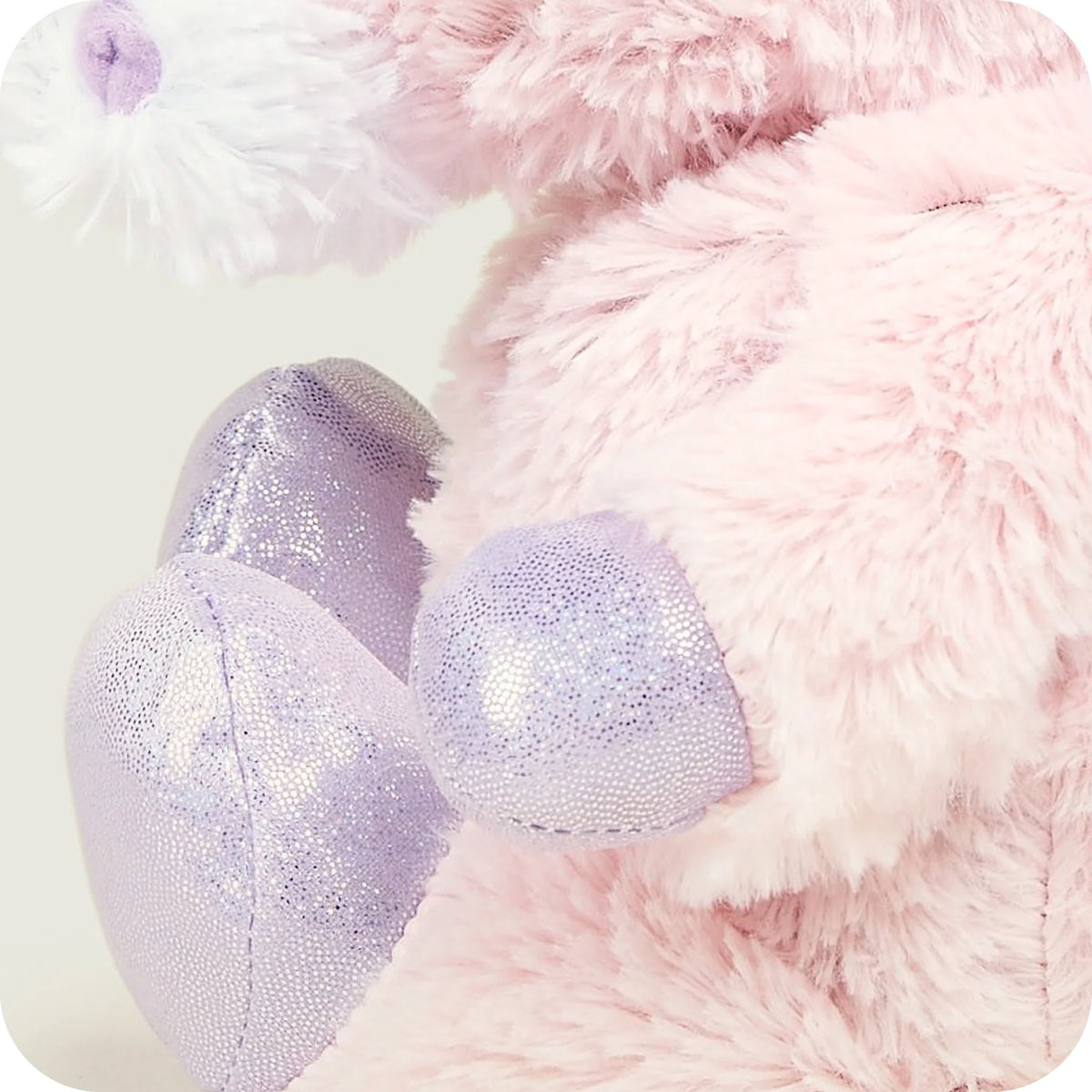 WARMIES Plush Regular Iridescent Unicorn Pink