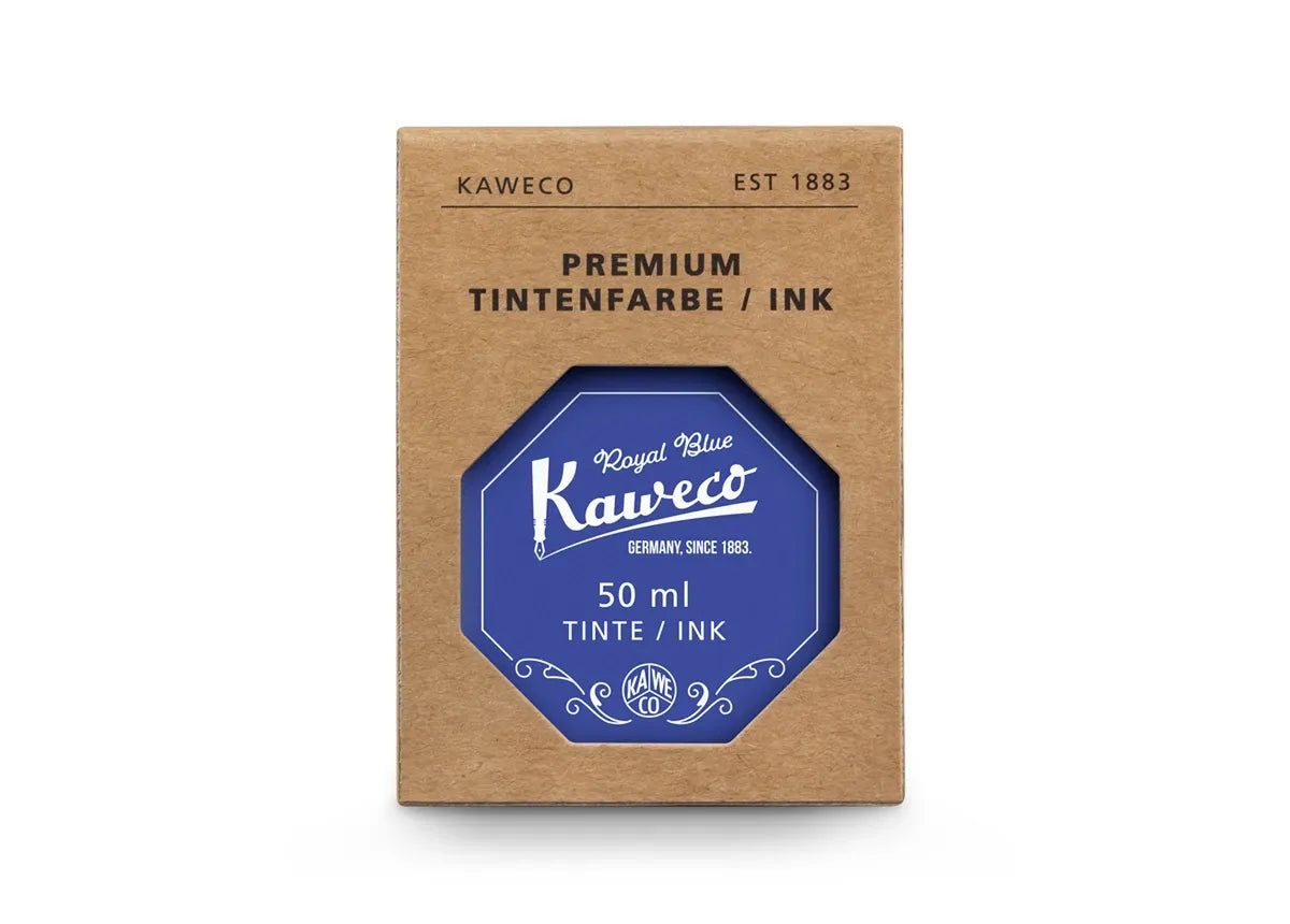 KAWECO Fountain Pen Ink Bottle 50ml Royal Blue