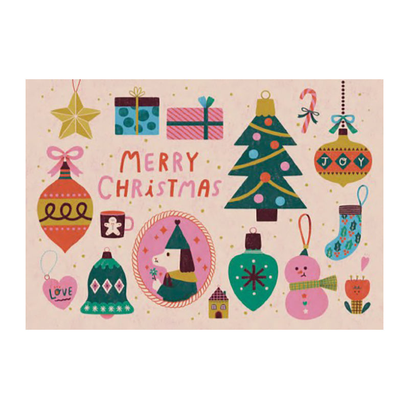 MINIFANFAN Greeting Card Merry Christmas