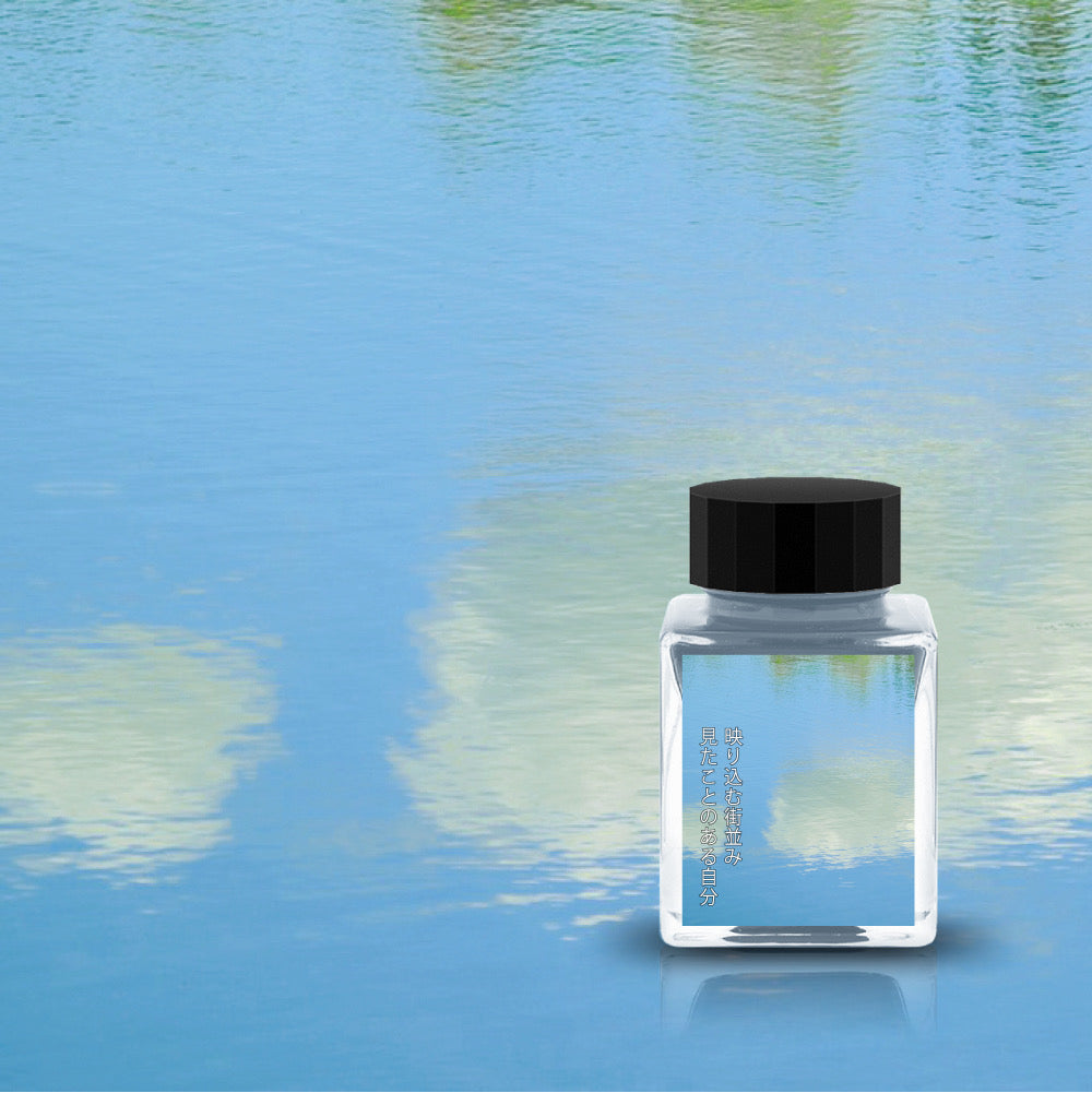TONO & LIMS Fountain Pen Ink 30ml Puddle Story A City Mirrored There, and a Familiar Self Looking Back at Me